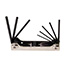 KLE-70581                      8PC FOLDING HEX KEY SET .050-5/32 from KLE